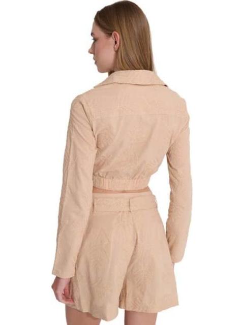 SHORT BORDADO CAMEL HOLLY LAND
