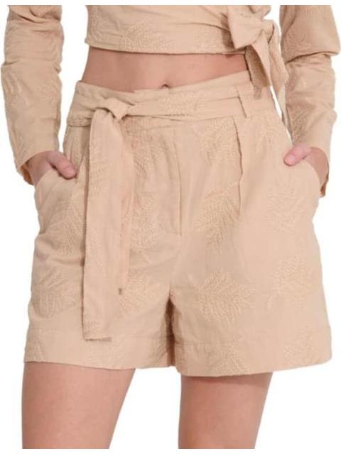 SHORT BORDADO CAMEL HOLLY LAND