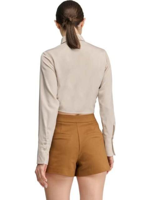 SHORT CINTURA ALTA ROJO LADRILLO HOLLY LAND