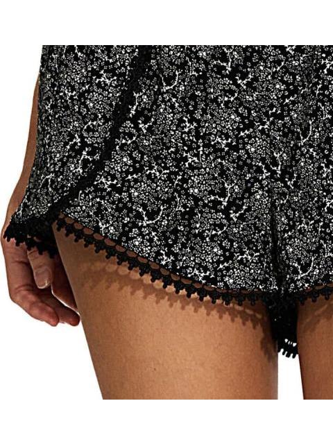 SHORT ESTAMPADO NEGRO PRIMARK