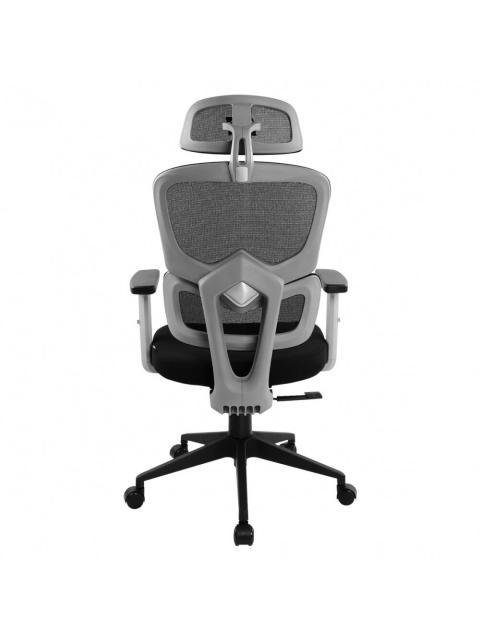 SILLA VORAGO START THE GAME CGM400BK MESH - RECLINABLE - DESCANSA BRAZOS 1D - NEGRA