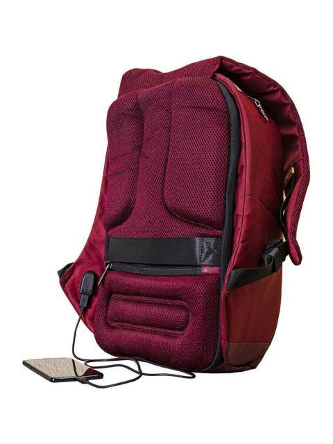 SKYPEAK MOCHILA SHIELD-115PO PARA LAPTOP 15.6 ROJO