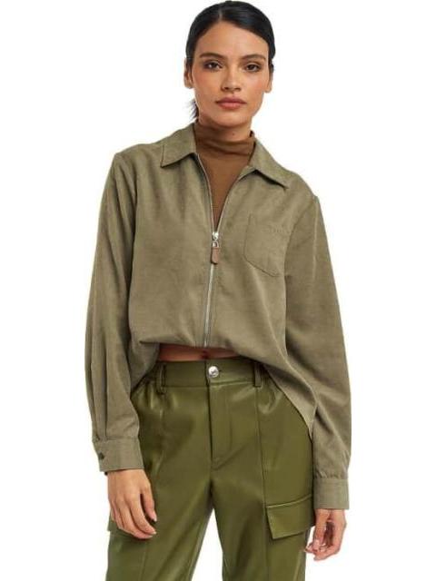 SOBRECAMISA CON CIERRE VERDE HOLLY LAND