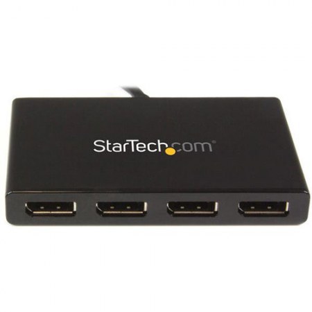 STARTECH  SPLITTER MULTIPLICADOR DISPLAYPORT 1.2 - 4X DISPLAYPORT NEGRO