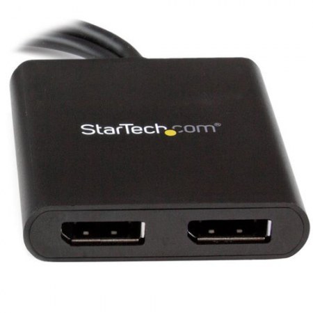 STARTECH  SPLITTER MULTIPLICADOR DISPLAYPORT 1.2 - 2X DISPLAYPORT NEGRO