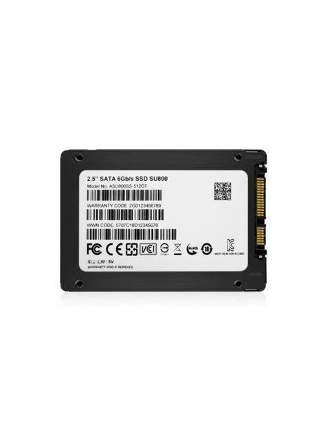 SSD ADATA ULTIMATE SU800 512GB SATA III 2.5 7MM - ¡COMPRA $500 PESOS EN PRODUCTOS ADATA Y PARTICIPA PARA GANAR UN DISCO DURO EXTERNO ADATA!