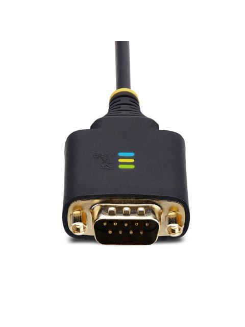 STARTECH  ADAPTADOR 2X RS-232 MACHO - USB MACHO 60CM NEGRO-GRIS