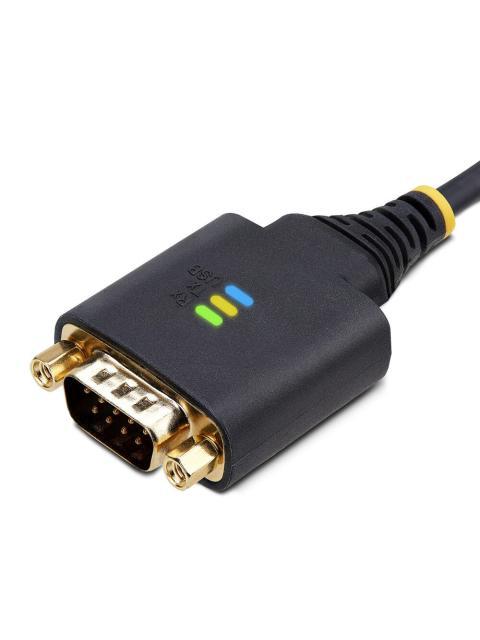 STARTECH  ADAPTADOR 2X RS-232 MACHO - USB MACHO 60CM NEGRO-GRIS