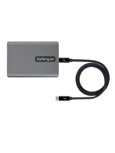 STARTECH  ADAPTADOR DE RED GIGABIT ETHERNET - THUNDERBOLT 3 40000 MBIT-S GRIS