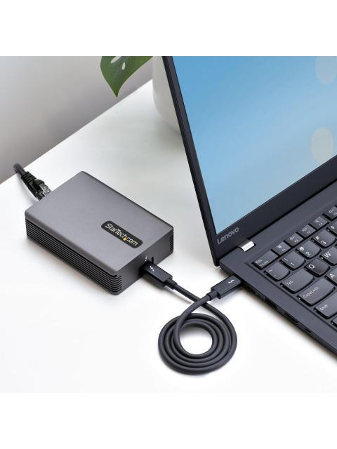 STARTECH  ADAPTADOR DE RED GIGABIT ETHERNET - THUNDERBOLT 3 40000 MBIT-S GRIS