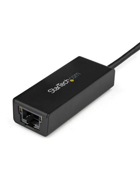STARTECH  ADAPTADOR DE TARJETA DE RED EXTERNA NIC USB 3.0 MACHO - GIGABIT ETHERNET RJ-45 HEMBRA 1GBPS NEGRO
