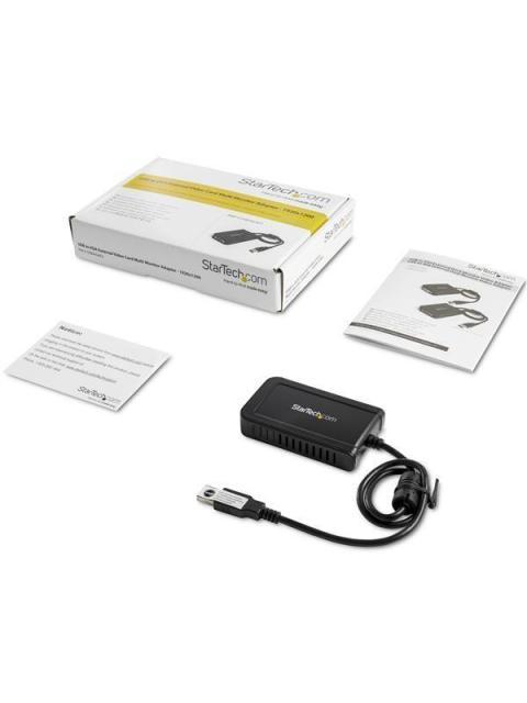 STARTECH  ADAPTADOR DE VIDEO EXTERNO USB2VGAE3 USB A VGA 1920 X 1200 PIXELES NEGRO