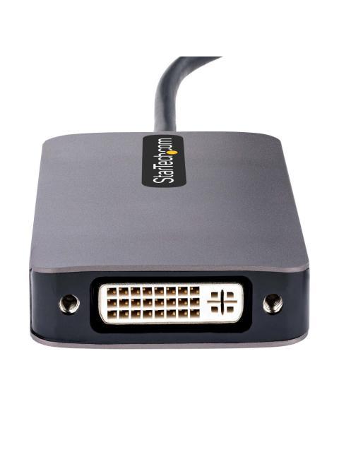 STARTECH  ADAPTADOR DE VIDEO USB C - HDMI-VGA-DVI-I HEMBRA GRIS