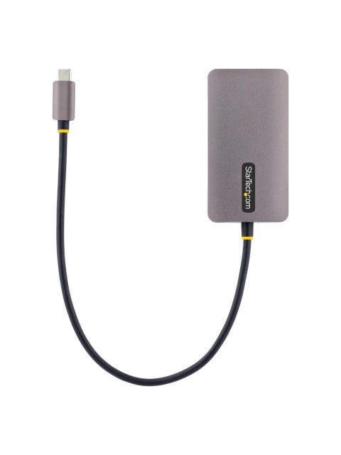 STARTECH  ADAPTADOR DE VIDEO USB C - HDMI-VGA-DVI-I HEMBRA GRIS