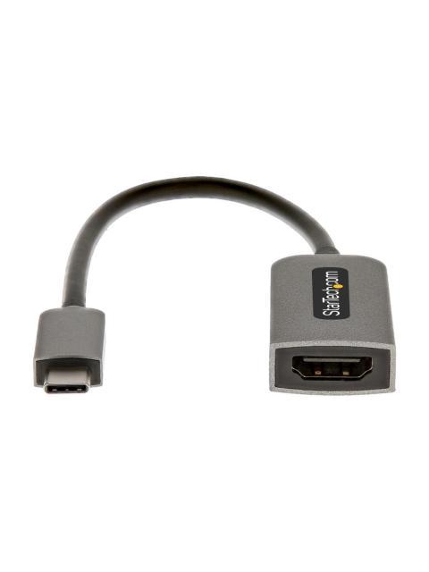 STARTECH  ADAPTADOR DE VIDEO USB C MACHO - HDMI HEMBRA NEGRO