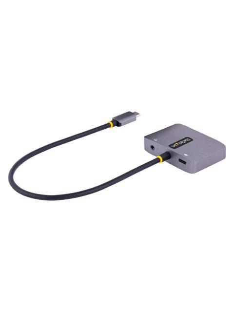 STARTECH  ADAPTADOR DE VIDEO USB C MACHO - HDMI-VGA HEMBRA GRIS