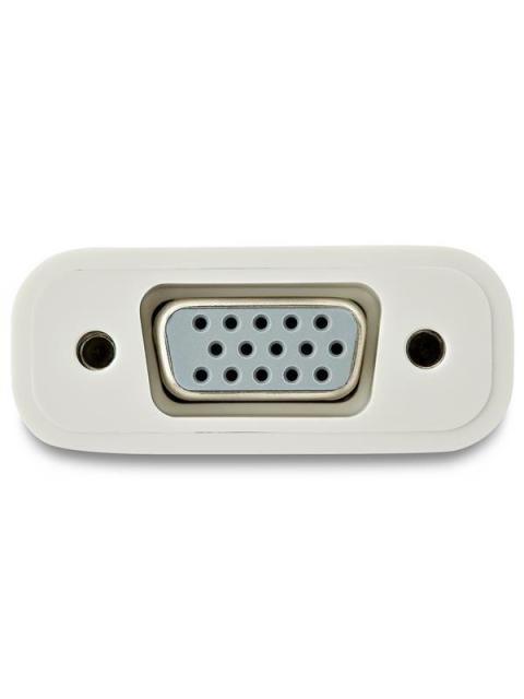STARTECH  ADAPTADOR DE VIDEO USB C - VGA BLANCO