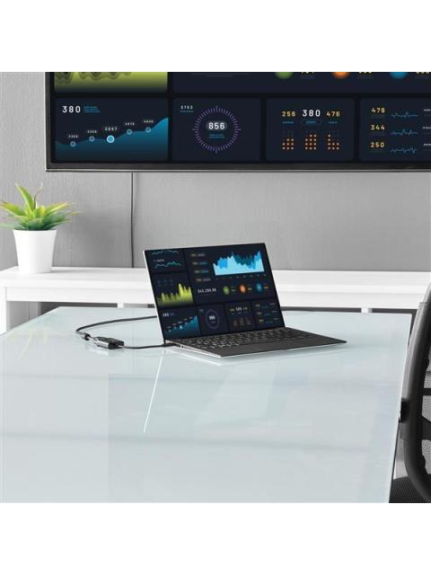 STARTECH  ADAPTADOR DE VIDEO USB C - VGA NEGRO
