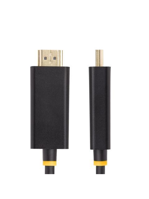 STARTECH  ADAPTADOR DISPLAYPORT 1.4 MACHO - HDMI MACHO 1 METRO NEGRO