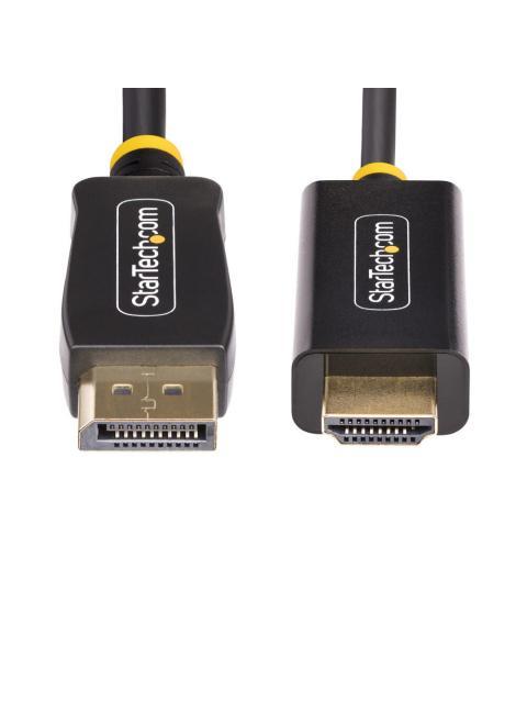 STARTECH  ADAPTADOR DISPLAYPORT 1.4 MACHO - HDMI MACHO 1 METRO NEGRO