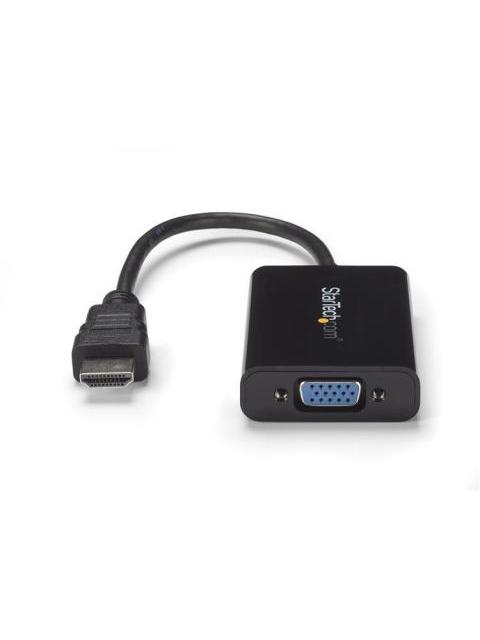 STARTECH  ADAPTADOR HDMI 19-P MACHO - VGA 15-P HEMBRA NEGRO