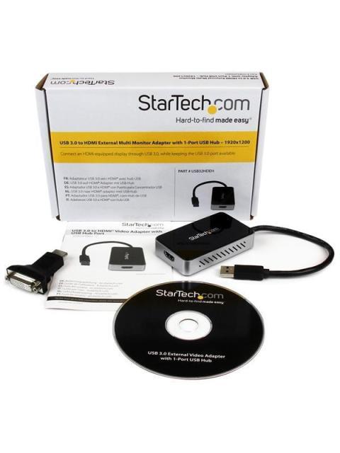 STARTECH  ADAPTADOR USB 3.0 - HDMI ALAMBRICO 5 GBIT-S NEGRO