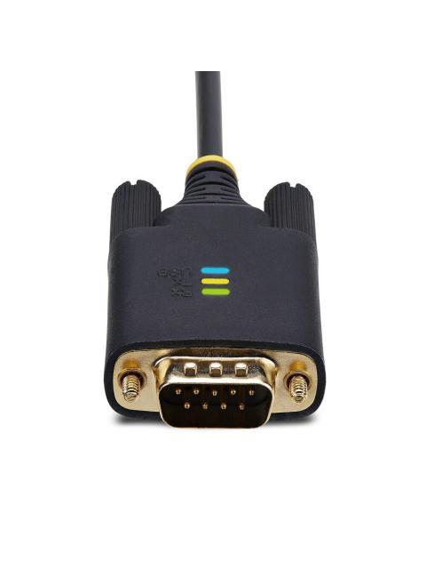 STARTECH  ADAPTADOR USB A MACHO - DB9 RS232 MACHO 3 METROS NEGRO