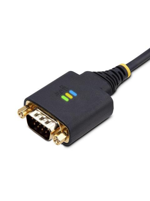 STARTECH  ADAPTADOR USB A MACHO - DB9 RS232 MACHO 3 METROS NEGRO