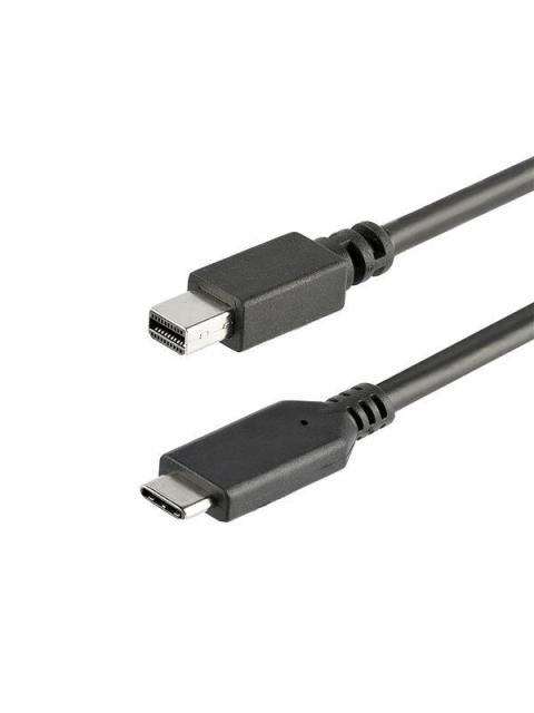 STARTECH  ADAPTADOR USB C MACHO - MINI DISPLAYPORT 1.2 MACHO 4K 60HZ 1 METRO NEGRO