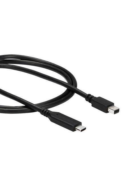 STARTECH  ADAPTADOR USB C MACHO - MINI DISPLAYPORT 1.2 MACHO 4K 60HZ 1 METRO NEGRO