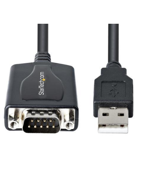 STARTECH  CABLE DB-9 MACHO - USB A 2.0 MACHO 90CM NEGRO