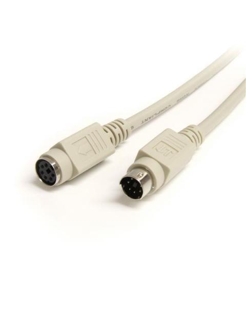 STARTECH  CABLE DE EXTENSION PS-2 MACHO - PS-2 HEMBRA 1.8 METROS BEIGE