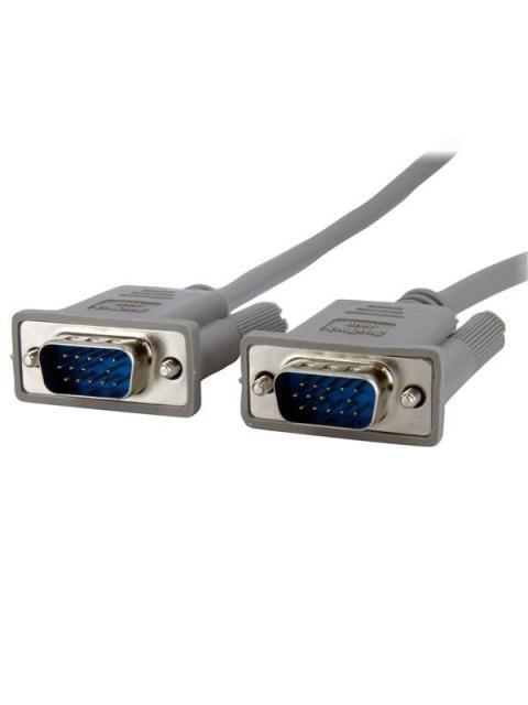 STARTECH  CABLE DE VIDEO VGA (D-SUB) PARA MONITOR MACHO - MACHO 4.6 METROS GRIS