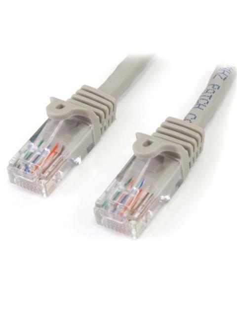 STARTECH  CABLE PATCH CAT5E UTP SIN ENGANCHES RJ-45 MACHO - RJ-45 MACHO 3 METROS GRIS