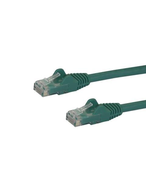 STARTECH  CABLE PATCH CAT6 UTP SIN ENGANCHES RJ-45 MACHO - RJ-45 MACHO 1.8 METROS VERDE