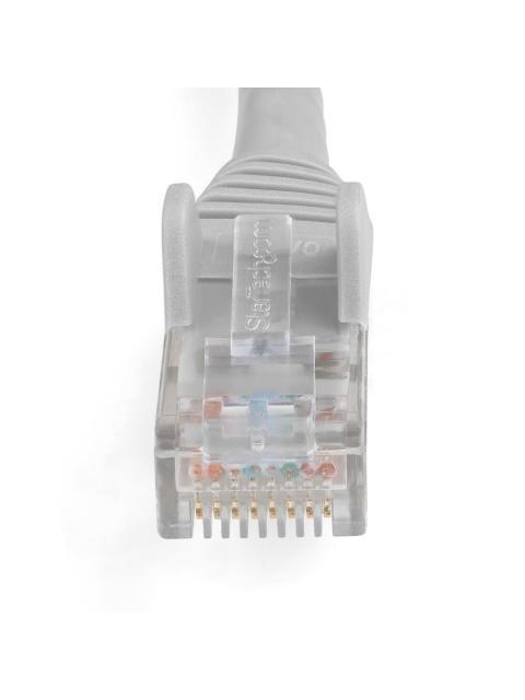 STARTECH  CABLE PATCH CAT6 UTP SIN ENGANCHES RJ-45 MACHO - RJ-45 MACHO 1 METRO GRIS