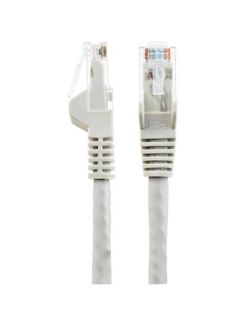 STARTECH  CABLE PATCH CAT6 UTP SIN ENGANCHES RJ-45 MACHO - RJ-45 MACHO 1 METRO GRIS