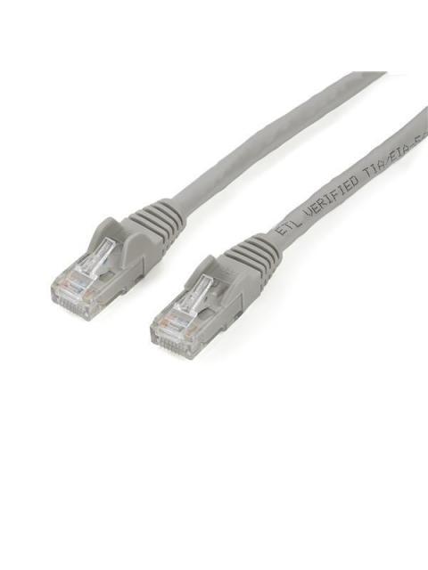 STARTECH  CABLE PATCH CAT6 UTP SIN ENGANCHES RJ-45 MACHO - RJ-45 MACHO 2 METROS GRIS
