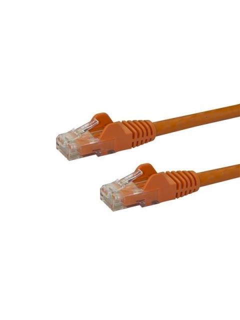 STARTECH  CABLE PATCH CAT6 UTP SIN ENGANCHES RJ-45 MACHO - RJ-45 MACHO 2 METROS NARANJA
