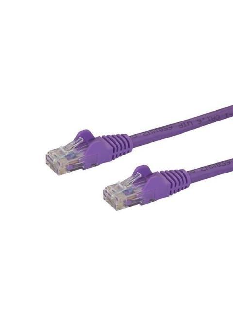 STARTECH  CABLE PATCH CAT6 UTP SIN ENGANCHES RJ-45 MACHO - RJ-45 MACHO 2 METROS PURPURA