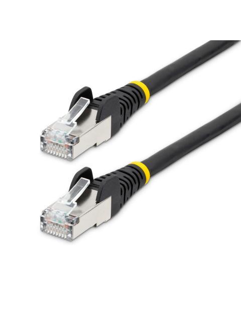 STARTECH  CABLE PATCH CAT6A STP BLINDADO SIN ENGANCHES RJ-45 MACHO - RJ-45 1.8 METROS NEGRO