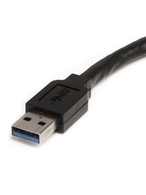 STARTECH  CABLE USB MACHO - USB HEMBRA 10 METROS NEGRO