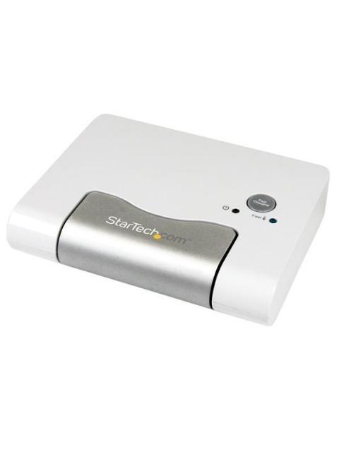 STARTECH  CONCENTRADOR USB 3.0 DE 3 PUERTOS HUB CON PUERTO DE CARGA RAPIDA (2.1A) Y BASE PARA LAPTOPS-TABLETS BLANCO