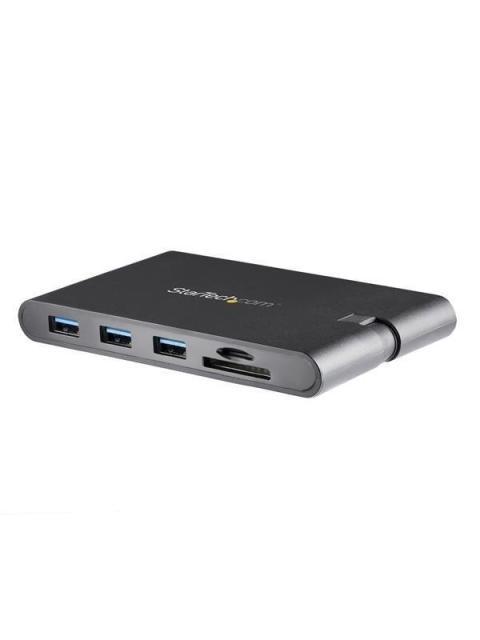 STARTECH  DOCKING STATION USB-C 3X USB A 3.0 1X HDMI 1X VGA NEGRO