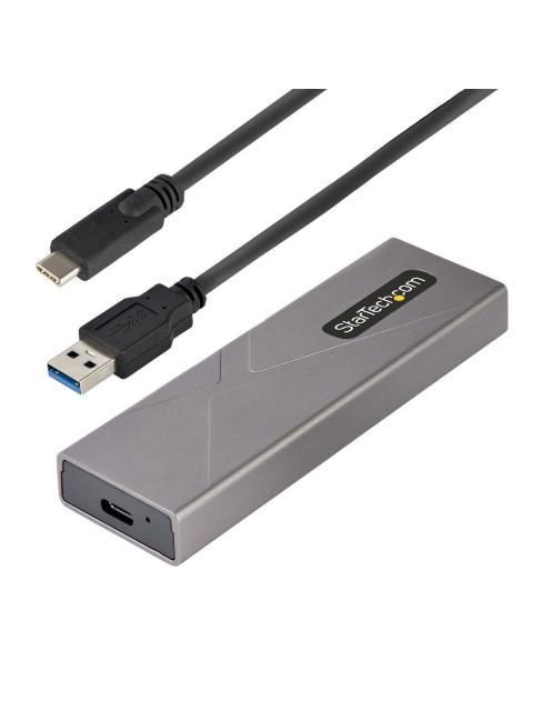 STARTECH  GABINETE DE DISCO DURO M.2 USB-C PLATA