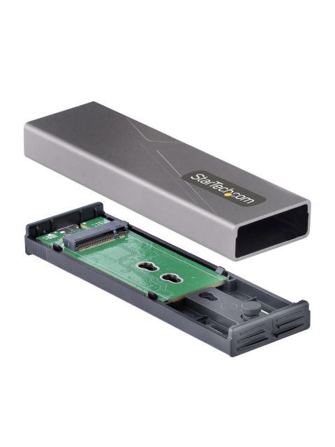 STARTECH  GABINETE DE DISCO DURO M.2 USB-C PLATA