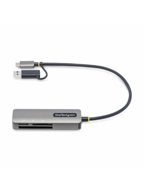 STARTECH  LECTOR DE MEMORIA FCREADMICRO3V2 SD MICROSD COMPACTFLASH GRIS