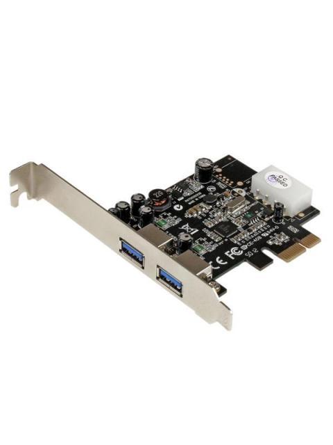 STARTECH  TARJETA PCI EXPRESS CON FUENTE MOLEX 2 PUERTOS USB 3.0
