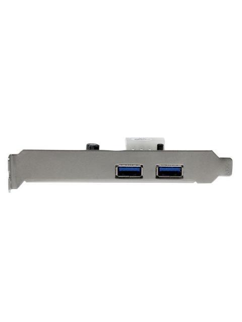 STARTECH  TARJETA PCI EXPRESS CON FUENTE MOLEX 2 PUERTOS USB 3.0