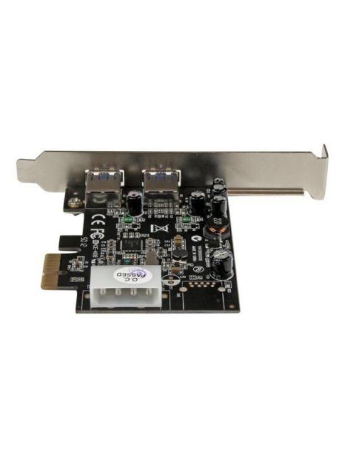 STARTECH  TARJETA PCI EXPRESS CON FUENTE MOLEX 2 PUERTOS USB 3.0
